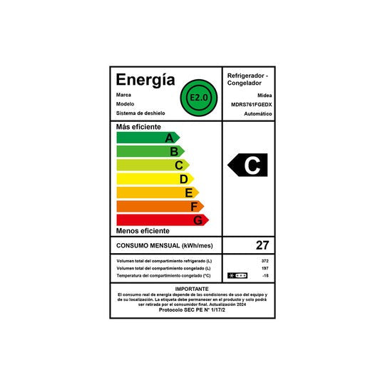 Refrigerador Side By Side No Frost 569 lts