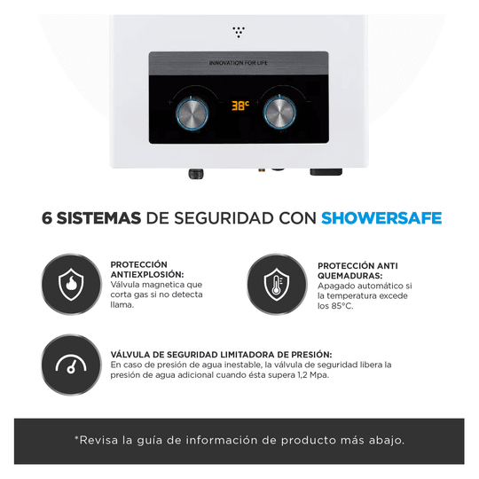 Calefont 5 Litros Tiro Natural Gas Licuado