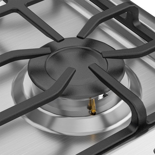 Cocina a Gas 4 Quemadores con Grill Carbon Gre