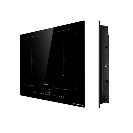 Encimera de Inducción de 4 Platos Negra